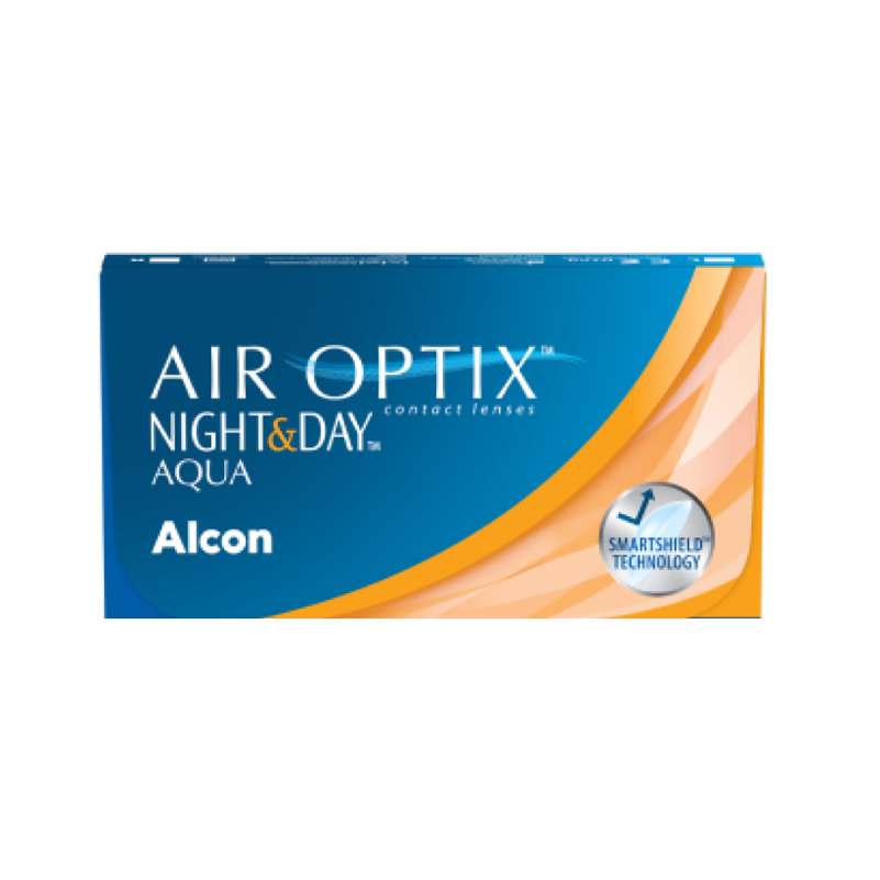 Air Optix Night & Day Aqua contact lenses box