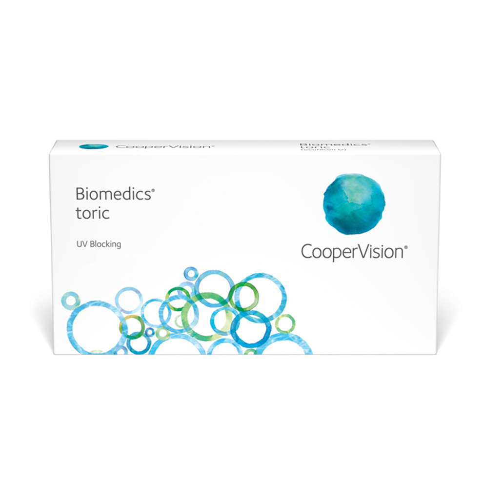 Biomedics Toric contact lenses box