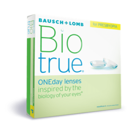 Biotrue ONEday for Presbyopia contact lenses box