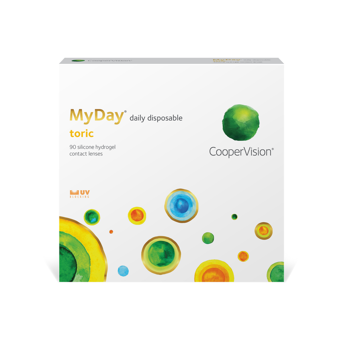 MyDay Toric contact lenses box