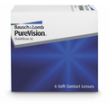 PureVision contact lenses box