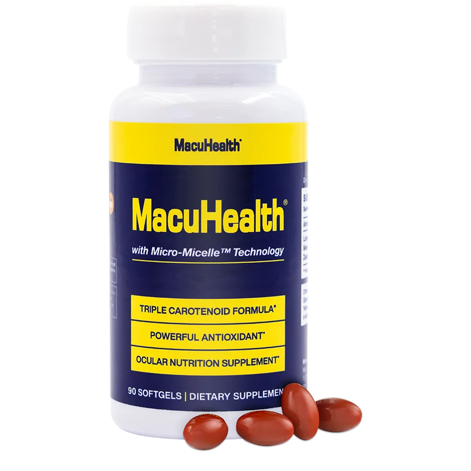 MacuHealth Triple Carotenoid Formula softgels bottle